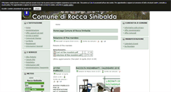 Desktop Screenshot of comune.roccasinibalda.ri.it