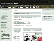 Tablet Screenshot of comune.roccasinibalda.ri.it